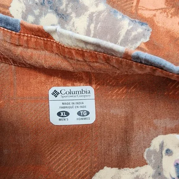 Columbia PHG Labrador Long Sleeve Button Down Shirt  Mens size XL - Picture 4 of 4